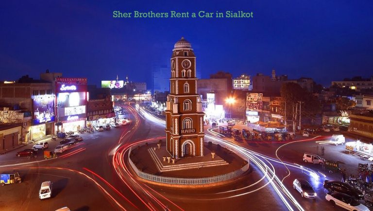 rent a car price list sialkot