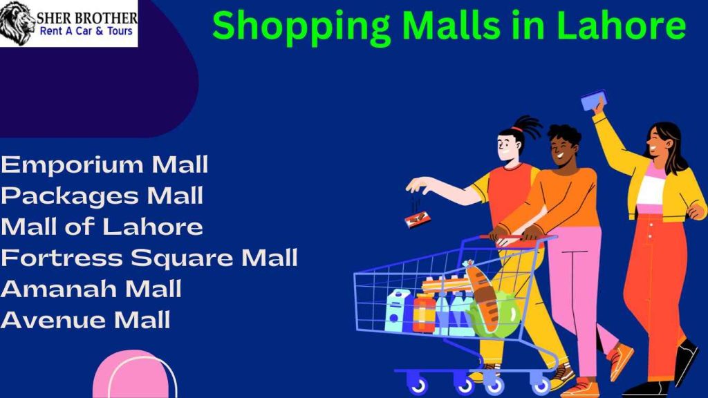 List of Shopping Malls in Lahore by Sher Brothers Rent a Car