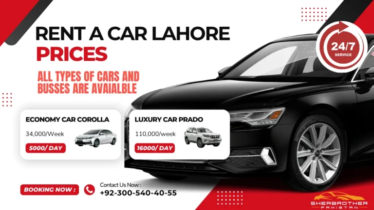Rent a Car Lahore Prices